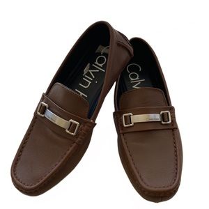 NIB - Calvin Klein Men’s Brown Loafers